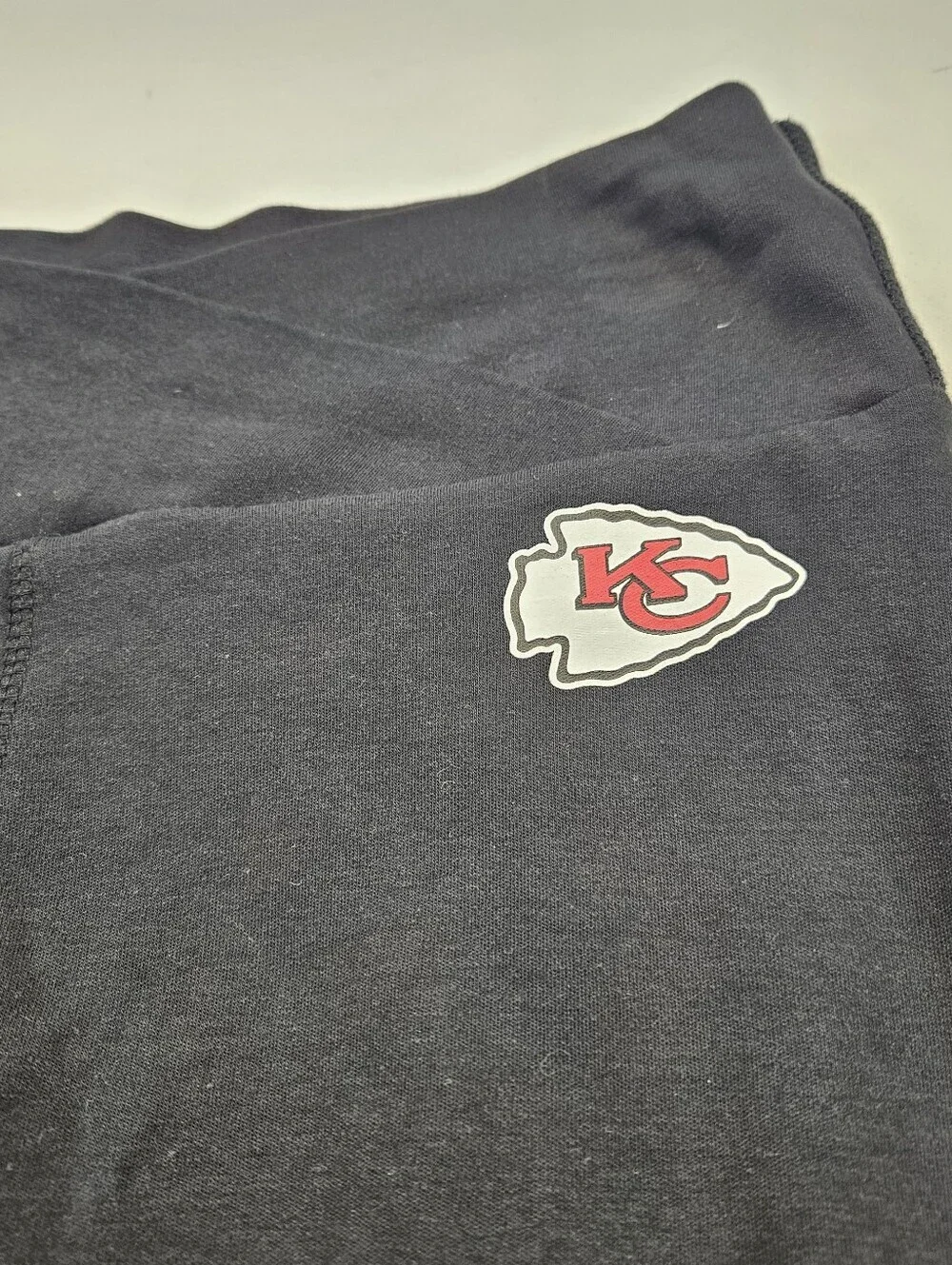 Kansas City Chiefs Women Pants L Black Legging Yoga Ultra Game Logo 31